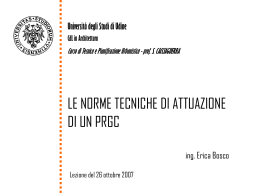 lezione sulle norme, 26 ottobre 2007