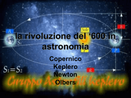 la rivoluzione del 600 in astronomia