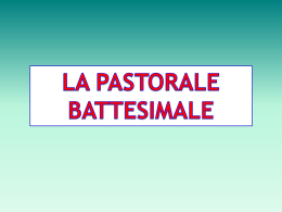pastorale battesimale