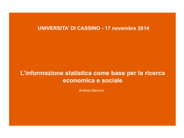 SIM - Universit&agrave; degli Studi di Cassino
