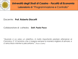 full costing - Università degli Studi di Cassino