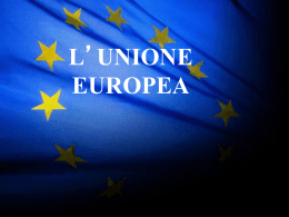 unione europea - Istituto di Istruzione Secondaria Superiore "Marie