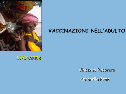 vaccinazioni - Corso di laurea in tecniche della prevenzione nell