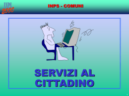 Servizio al cittadino pt.1 - Comune di Rignano Flaminio