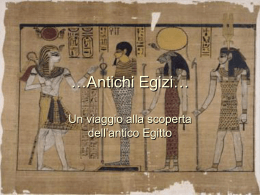 …Antichi Egizi…