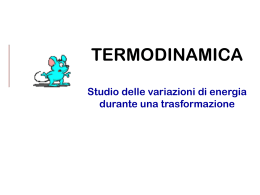 Lezione "Termodinamica"