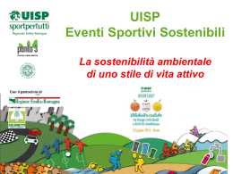 La sostenibilit&agrave; ambientale di uno stile di vita attivi