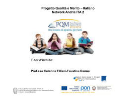 Presentazione PQM 2012 - Istituto Comprensivo Minervino Murge