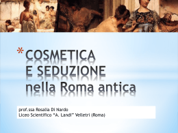 La cosmetica antica