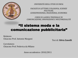 Silvia Zanolli - Cim - Universit&agrave; degli studi di Pavia