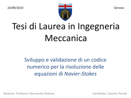 Tesi di Laurea in ingegneria meccanica
