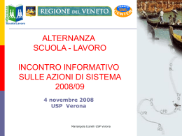 Mariangela Icarelli, USP Verona - Ufficio Scolastico Provinciale di
