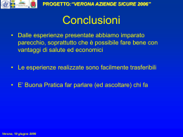 Spisal - conclusione degli interventi (ppt 119Kb)