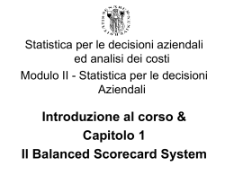 Balanced Scorecard System