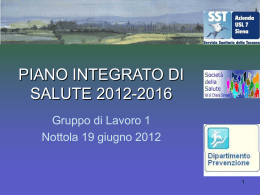 Gruppo 1 - Pulcinelli 19-06-2012