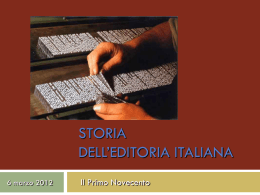 Diapositiva 1 - Scuola Superiore di Lingue Moderne per interpreti e