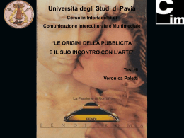 Paletti Veronica - Cim - Università degli studi di Pavia