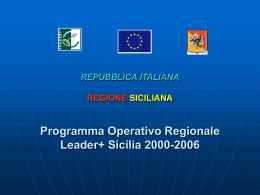 Schede presentazione 12 GAL partenariato