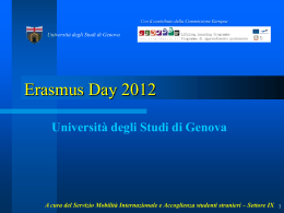 Universit&agrave; degli Studi di Genova - Polo Universitario di La Spezia