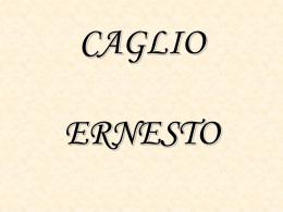 CAGLIO ERNESTINO