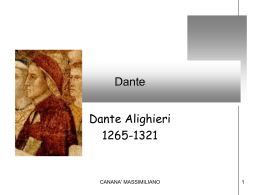 dante vita e opere