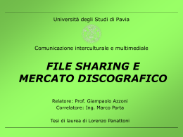 file sharing e mercato discografico - Cim