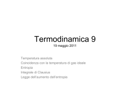 Termodinamica 9 - Universita` di Udine