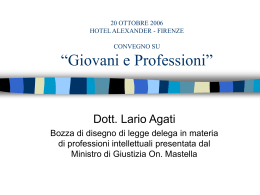 “Giovani e Professioni”