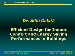Efficient Design for Indoor Comfort and Energy Savings
