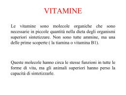 Le vitamine