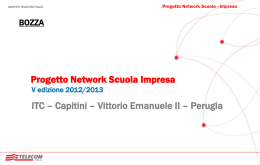 Il progetto Network Scuola Impresa - ITET "A.Capitini