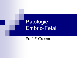 Patologie Embrio