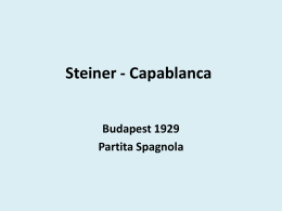 Steiner - Capablanca