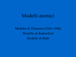 Modelli atomici - 5BLucrezioCaro