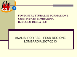 analisi por fse fesr rl 2007-2013