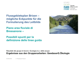 3. Flussraum-Forum - Arbeitsgruppe Gewässerökologie (deutsch, ppt)