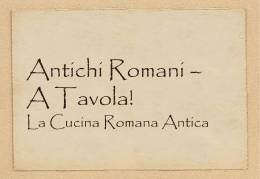 La Cucina Romana Antica