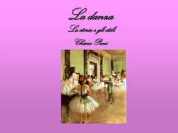La danza - scuolemaestrepie