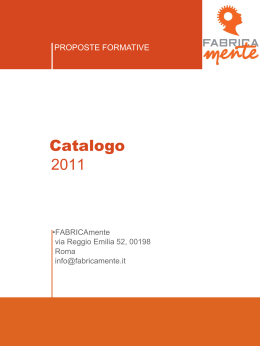 Catalogo generale 2011