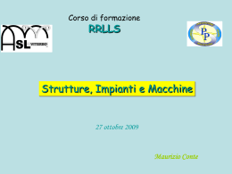 Strutture, impianti, macchianri