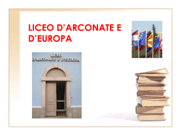 LICEO D`ARCONATE E D`EUROPA