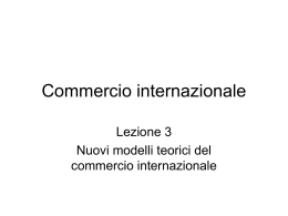 Commercio internazionale