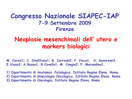 Uterine mesenchymal neoplasia and biological markers