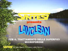Lavclean Scheda di Presentazione Scarica qui la scheda di