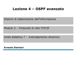 OSPF avanzato