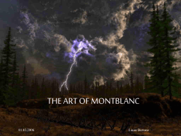 the art of mont blanch