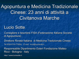 Note: powerpoint per il congresso di Firenze sui 23