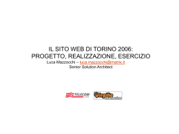 Il sito web di Torino 2006