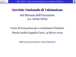 L`acquisizione e la valutazione dei risultati