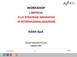 Testimonianza aziendale: Kiian S.p.A
